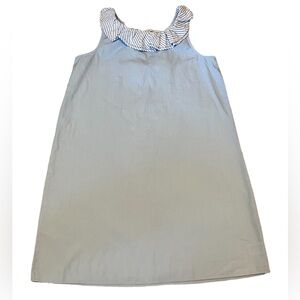 Crown & Ivy Kids Blue Dress with Striped Bow